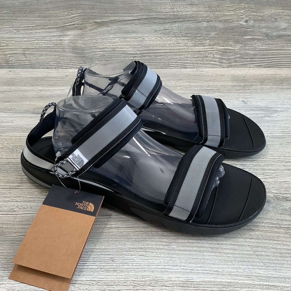 The North Face Mens Skeena Sport Black/Grey Outdoor Sports Sandals Size 13 NEW